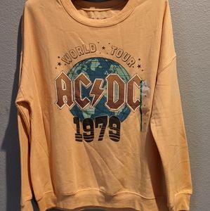 Yellow AC/DC Sweater Shirt